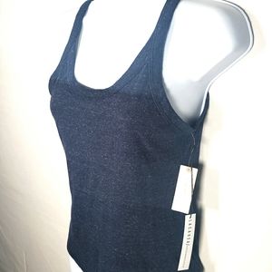 Anthropologie Lacausa Navy Blue Tank Top Size Med